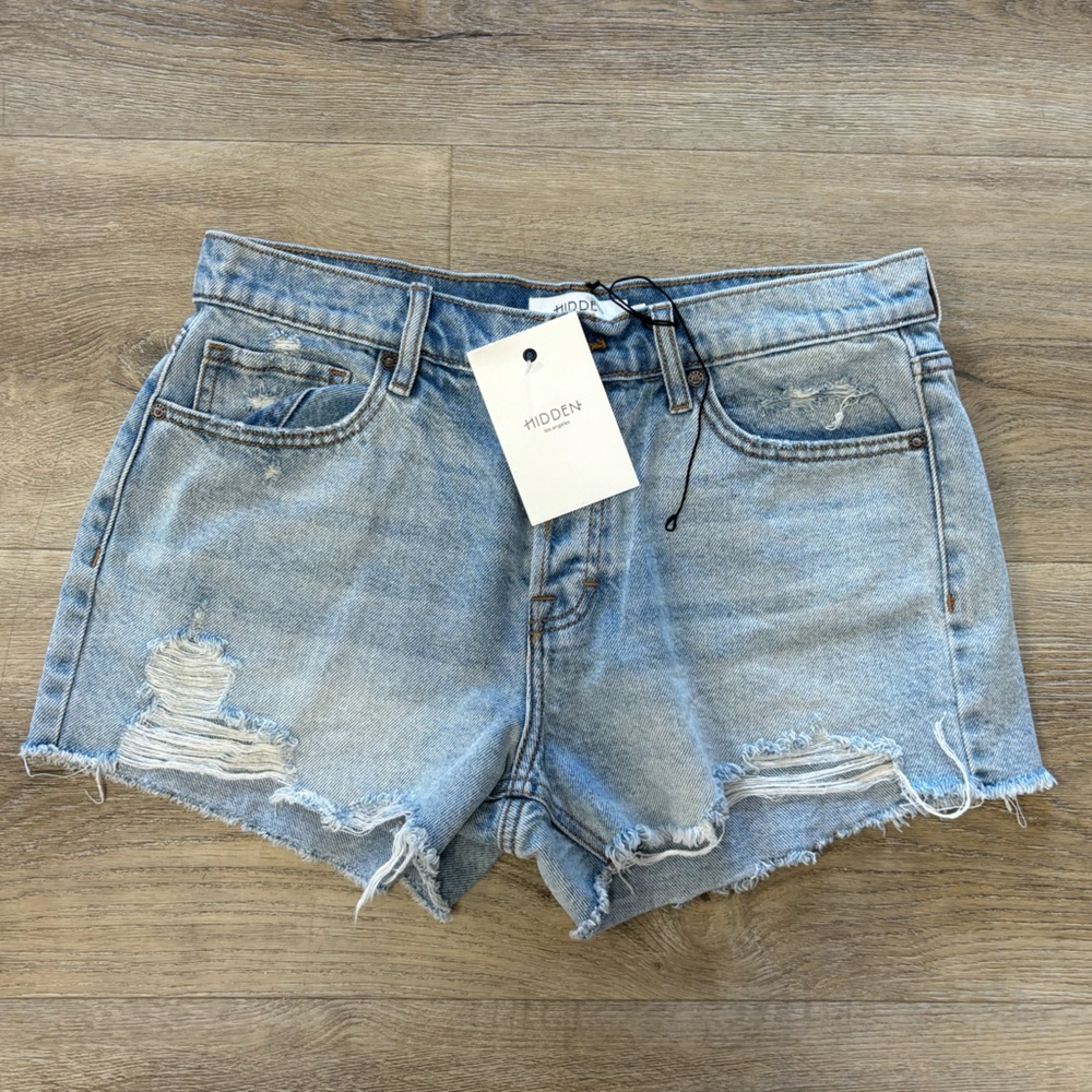 Hidden Denim Shorts